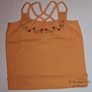 Fiesta Del Sol Gymboree Top Criss Cross Flower NWT